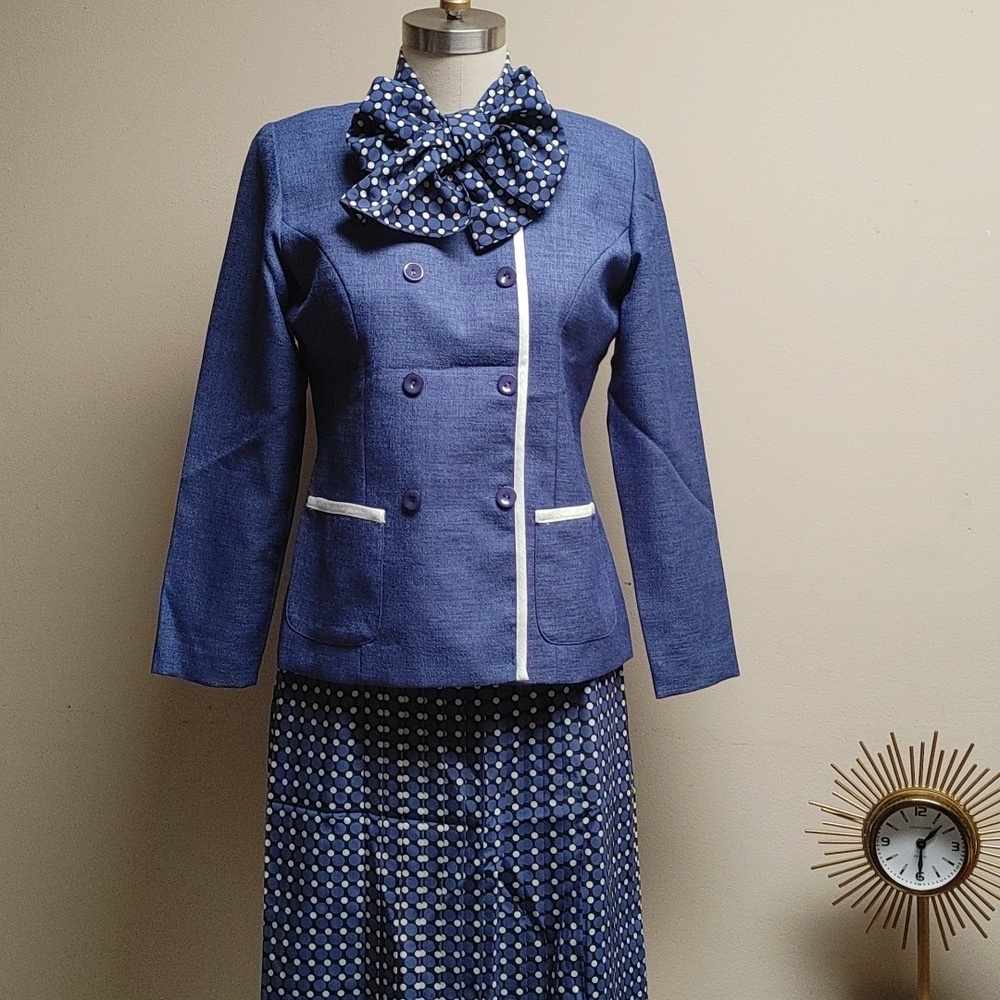 NWOT's Vintage Leslie Fay 3 Piece Suit Size 6P - Picture 2 of 16